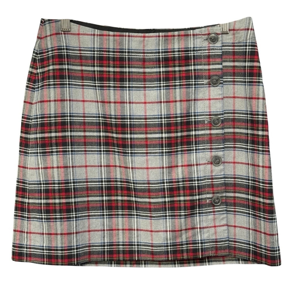 Tommy Hilfiger Plaid Mini Skirt Size 6 (Measures 26)